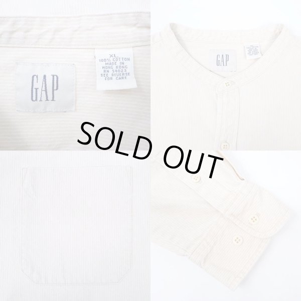 画像3: 90's OLD GAP バンドカラーシャツ (3)