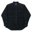 画像1: 90's Polo Ralph Lauren ボタンダウンシャツ “BLACK / CORDUROY” (1)