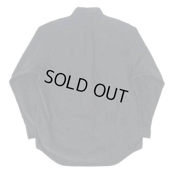 画像2: 90's Polo Ralph Lauren ボタンダウンシャツ “BLACK / CORDUROY” (2)