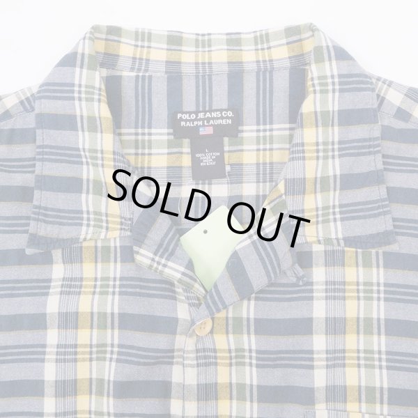 画像3: 90's POLO JEANS オープンカラーシャツ (3)