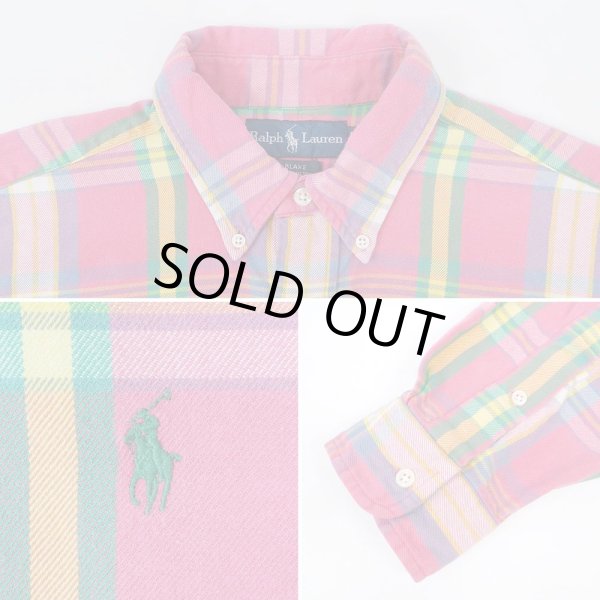 画像4: 90's Polo Ralph Lauren ボタンダウンシャツ “BLAKE” (4)