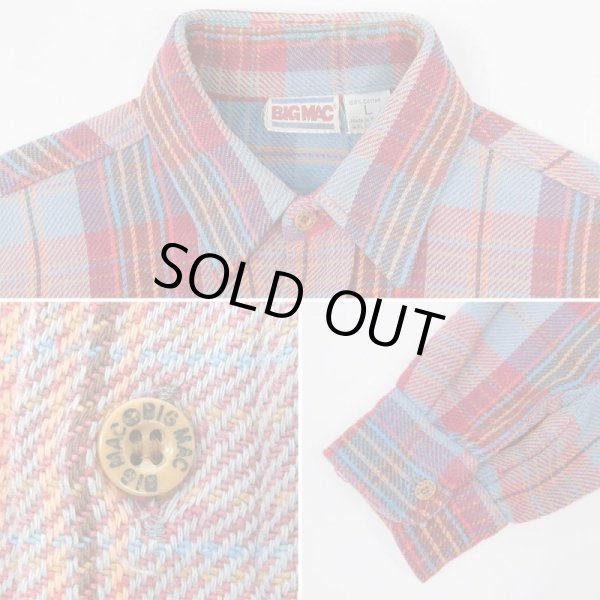 画像4: 80's BIG MAC ヘビーネルシャツ "MADE IN PORTUGAL" (4)