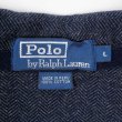 画像2: 90's Polo Ralph Lauren ヘリンボーン柄 プルオーバーシャツ (2)