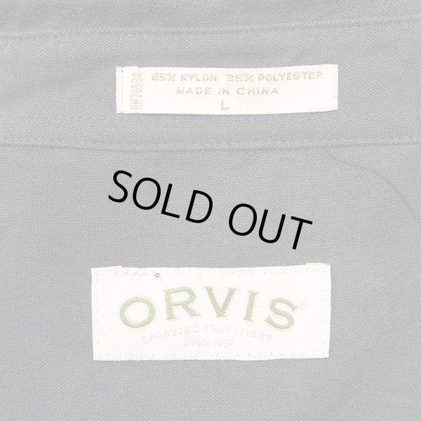 画像2: 00's ORVIS ボタンダウンシャツ "NAVY" (2)