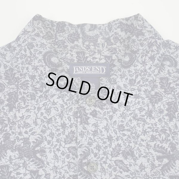画像3: 00's LANDS' END S/S 総柄 レギュラーカラーシャツ (3)