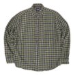 画像1: Early 00's OLD GAP フランネルボタンダウンシャツ (1)