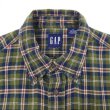 画像3: Early 00's OLD GAP フランネルボタンダウンシャツ (3)
