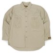 画像1: 90's WOOLRICH コットンポプリン トレイルシャツ (1)