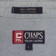 画像2: 90's CHAPS RALPH LAUREN S/S シャンブレーボタンダウンシャツ (2)