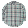 画像1: Early 90's Polo Ralph Lauren ボタンダウンシャツ "Blue Ombre Plaid" (1)