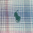 画像3: Early 90's Polo Ralph Lauren ボタンダウンシャツ "Blue Ombre Plaid" (3)