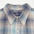 画像4: Early 90's Polo Ralph Lauren ボタンダウンシャツ "Blue Ombre Plaid" (4)