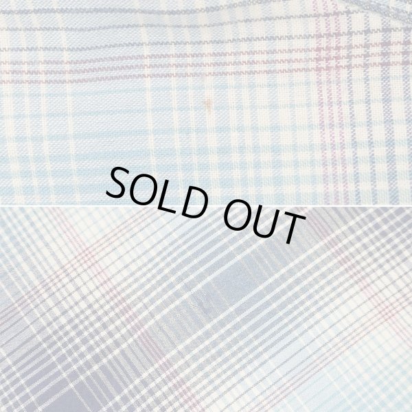 画像6: Early 90's Polo Ralph Lauren ボタンダウンシャツ "Blue Ombre Plaid" (6)