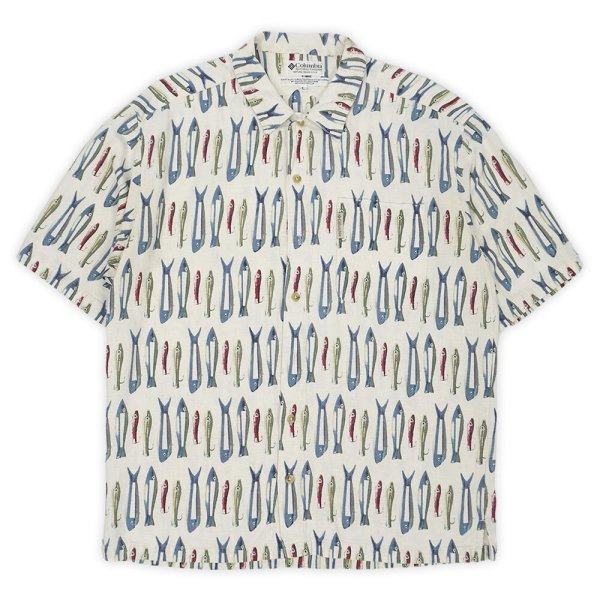 画像1: 90-00's Columbia S/S オープンカラーシャツ "RAYON × LINEN" (1)