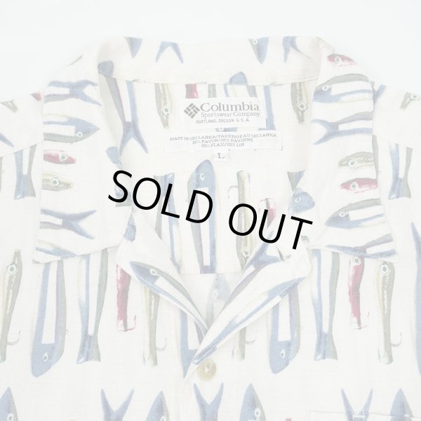 画像3: 90-00's Columbia S/S オープンカラーシャツ "RAYON × LINEN" (3)