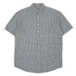 画像1: 00's Eddie Bauer S/S シアサッカーボタンダウンシャツ “Blue Plaid” (1)