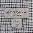 画像2: 00's Eddie Bauer S/S シアサッカーボタンダウンシャツ “Blue Plaid” (2)