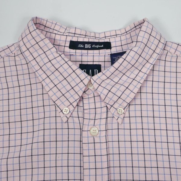 画像3: 90-00's OLD GAP ボタンダウンシャツ "The BIG Oxford" (3)