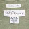 画像2: Early 00's Banana Republic レギュラーカラー リネンシャツ (2)