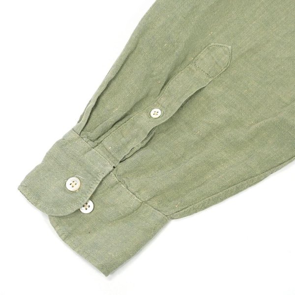 画像4: Early 00's Banana Republic レギュラーカラー リネンシャツ (4)
