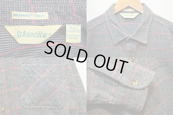 画像3: 90's ST John's Bay ヘビーネルシャツ (3)