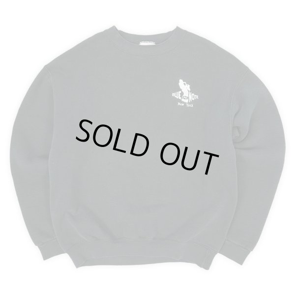 画像1: 90's BLUE NOTE ロゴ刺繍スウェット (1)