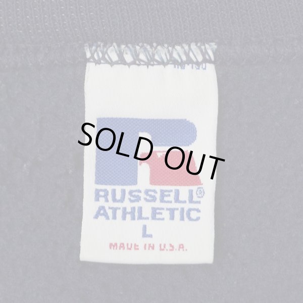 画像2: 90's RUSSELL 前V ブランクスウェット "NAVY / MADE IN USA" (2)