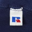 画像4: 90's RUSSELL 前V ブランクスウェット "NAVY / MADE IN USA" (4)