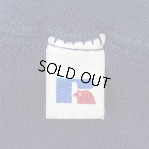 画像4: 90's RUSSELL 前V ブランクスウェット "NAVY / MADE IN USA" (4)