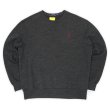 画像1: 00's Polo Ralph Lauren ロゴ刺繍 スウェット "HEATHER BLACK" (1)