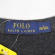 画像2: 00's Polo Ralph Lauren ロゴ刺繍 スウェット "HEATHER BLACK" (2)