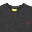画像3: 00's Polo Ralph Lauren ロゴ刺繍 スウェット "HEATHER BLACK" (3)