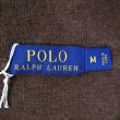 画像2: 00's Polo Ralph Lauren ハーフジップ コットンニット "BROWN" (2)