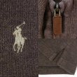 画像3: 00's Polo Ralph Lauren ハーフジップ コットンニット "BROWN" (3)