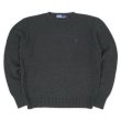 画像1: 90's Polo Ralph Lauren コットンニット "CHARCOAL" (1)