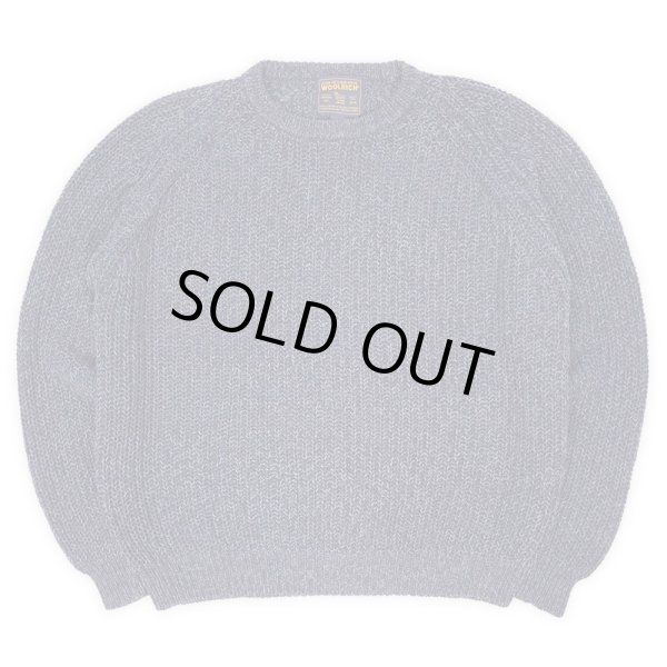 画像1: Early 00's Woolrich ラミー×コットン MIXニット (1)