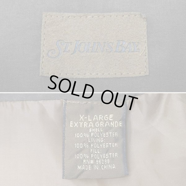 画像2: 00's ST JOHN'S BAY パディングベスト "BROWN" (2)