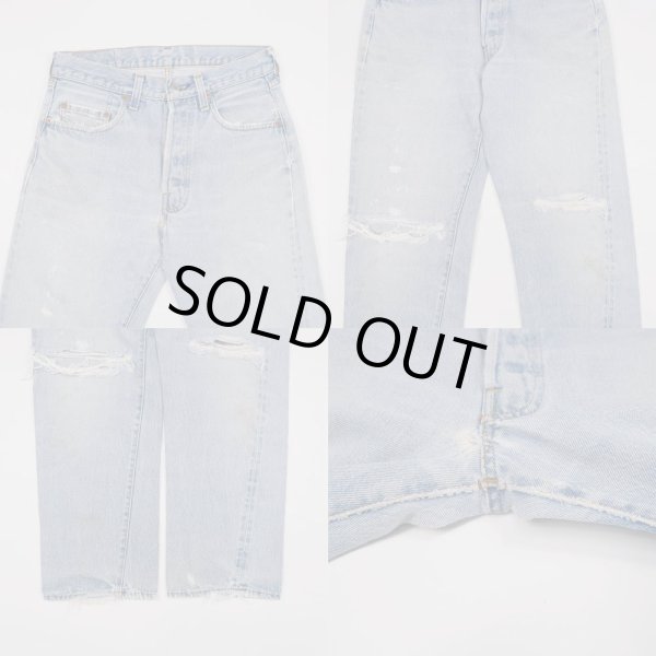 画像4: 80's Levi's 501 デニムパンツ “赤耳 / クラッシュ” (4)