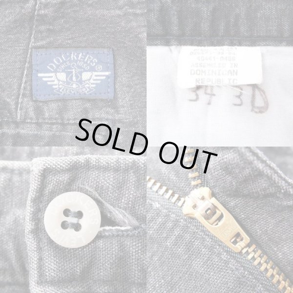 画像3: 90's DOCKERS ブラックデニムトラウザー (3)