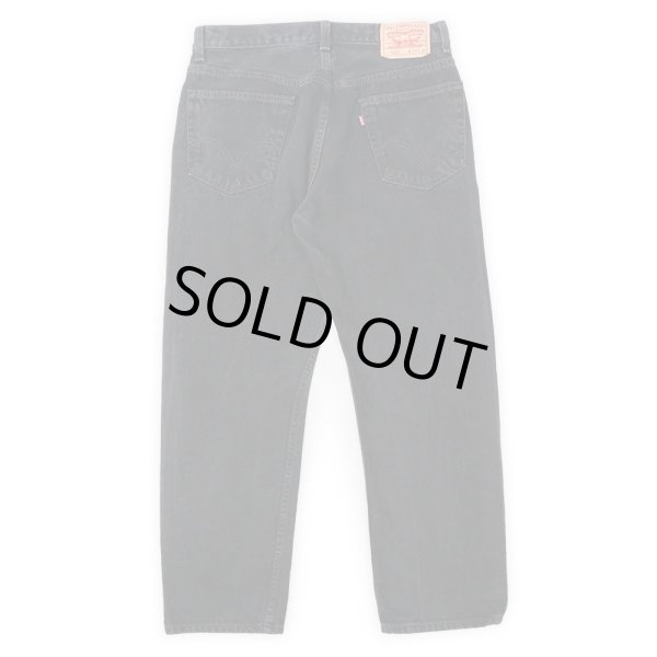 画像2: 00's Levi's 505 ブラックデニムパンツ "W34 L30" (2)