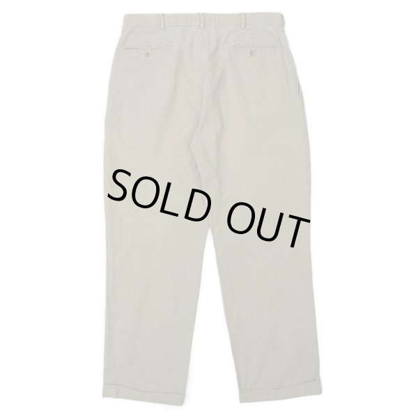 画像2: 90's Polo Ralph Lauren ハウンズトゥース柄 1タックトラウザー (2)