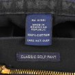 画像3: 90's Polo Ralph Lauren 2タック チノトラウザ― "Classic Golf Pant / BLACK" (3)