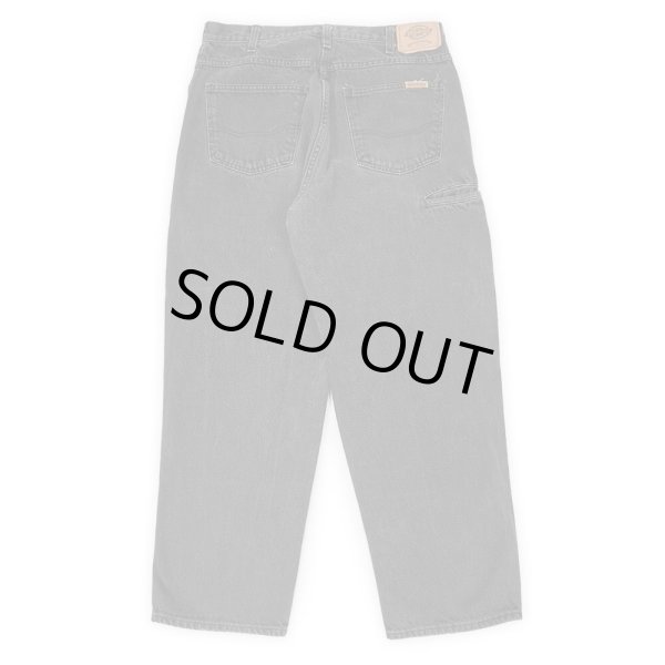 画像2: Early 00's Dickies ダブルニー ブラックデニムパンツ “実寸W33 L29” (2)