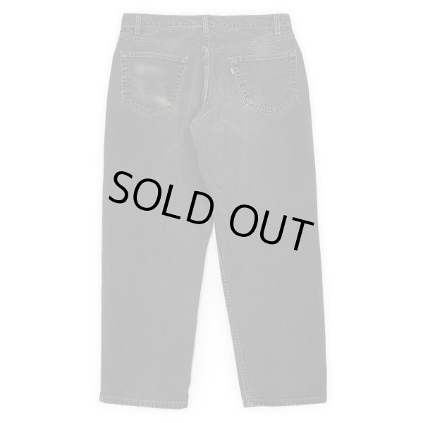 画像2: 90's Levi's 550 ブラックデニムパンツ “MADE IN CANADA / W36” (2)