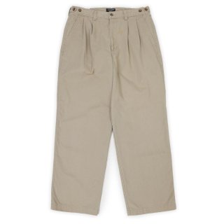 80-90’s Euro Vintage UNKNOWN ツータックスラックス デッドストック☆80s UNKNOWN チェック ツータック スラックス