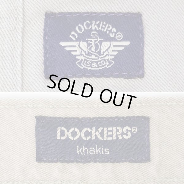 画像3: Late 90's DOCKERS 2タック チノトラウザー "W34 L30" (3)
