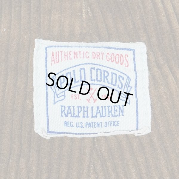 画像3: Early 90's Polo Ralph Lauren 2タック 太畝コーデュロイトラウザー "MADE IN USA / W35 L32" (3)