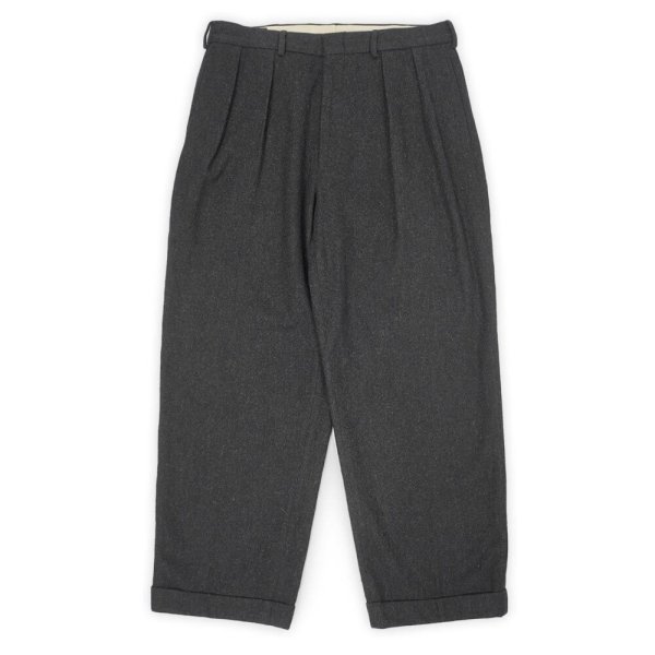 画像1: 90's Polo Ralph Lauren 2タック ウールトラウザー "実寸W34 L28" (1)