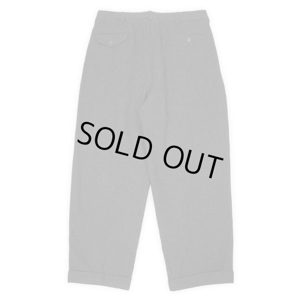 画像2: 90's Polo Ralph Lauren 2タック ウールトラウザー "実寸W34 L28" (2)