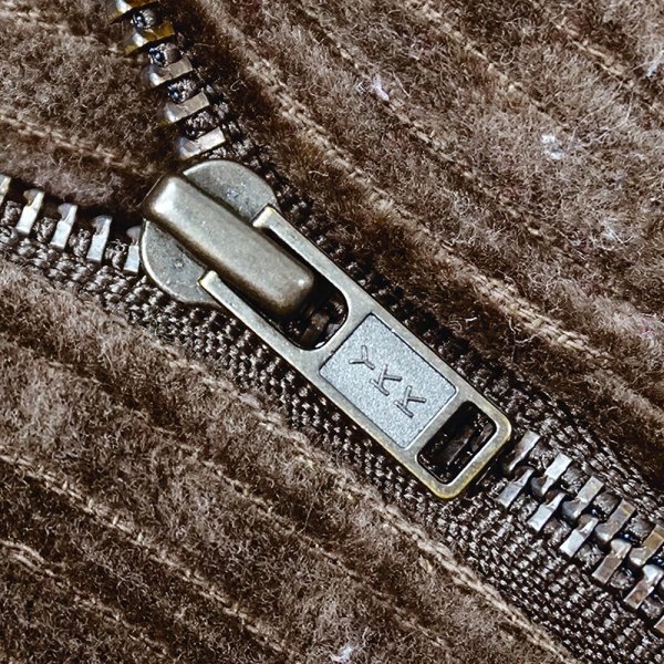 画像4: 90's CITY STREETS 2タック 太畝コーデュロイパンツ "BROWN" (4)